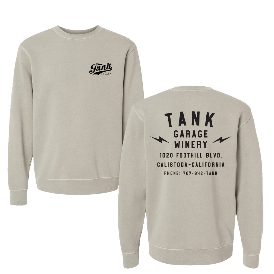 Calistoga Service Crew Sweatshirt Cement