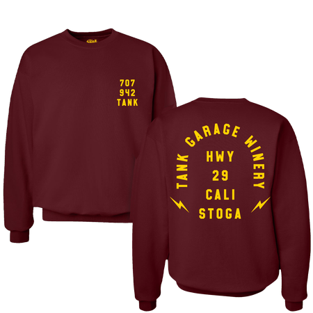 707 Sweatshirt Maroon